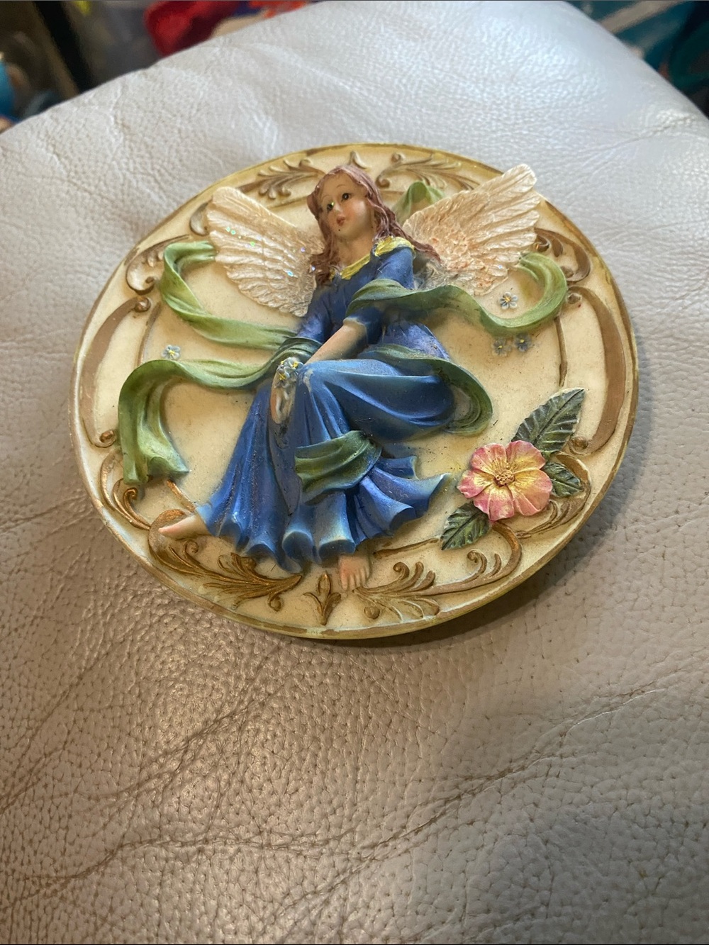 Blue Angel Wall Plaque - Home Art